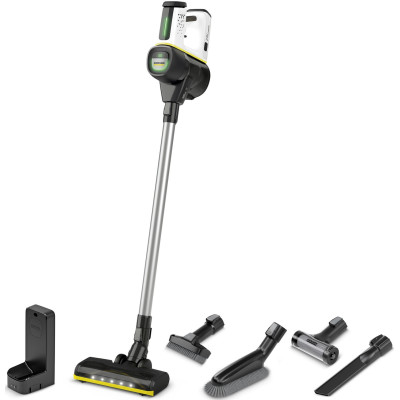 Karcher Пилосос безпровідний VC 7 Cordless yourMax, 350Вт, конт пил -0.8л, автон. робота до 60хв, вага-2.57кг, HEPA 12, білий Karcher Пилосос безпровідний VC 7 Cordless yourMax, 350Вт, конт пил -0.8л, автон. робота до 60хв, вага-2.57кг, HEPA 12, білий