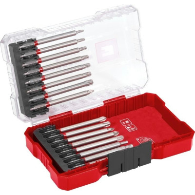 Біти Einhell, набір 16шт, PH, PZ, Torx, 80мм, кейс