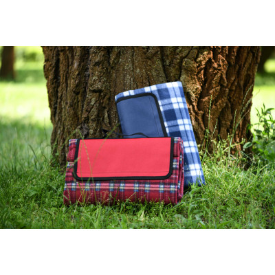 Плед ARDESTO Picnic 130х170см, 100% поліестер, клітинка синій