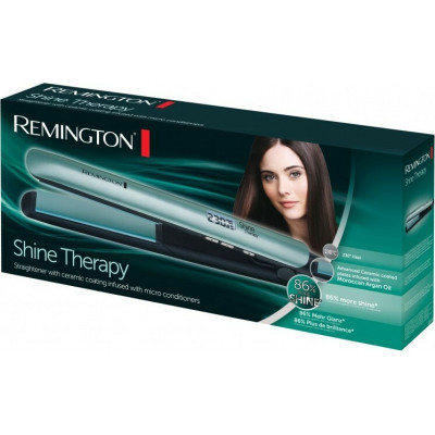 Випрямляч Remington Shine Therapy, >300Вт, 150-230С, дисплей, кераміка, металік