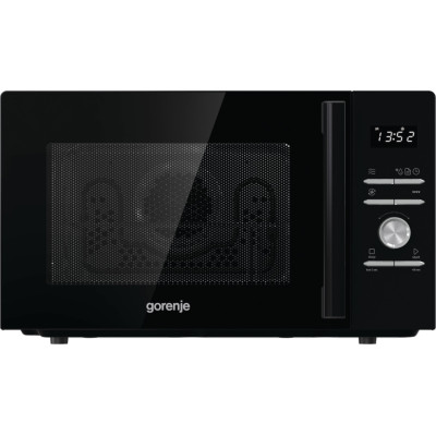 Gorenje Мікрохвильова піч, 28л, електр. керув., 900Вт, гриль, дисплей, конвекція, чорний