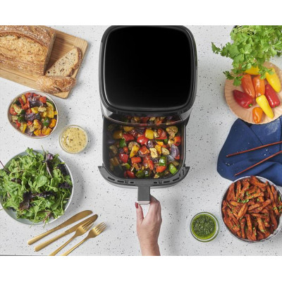 Мультипечь Russell Hobbs 1500Вт, чаша-5.5л, сенсорное управление, 9 программ, пластик, черный