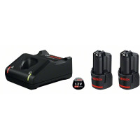 Набір акумулятора та зарядного пристрою Bosch Professional GBA 2х12В 2А·год + GAL 12В-40 2х12В 2А·год ЗП