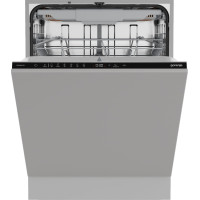 Посудомийна машина Gorenje вбудовувана, 16компл., A++, 60см, AquaStop, автоматичне відчинення, сенсорн.упр, 3и кошики, білий