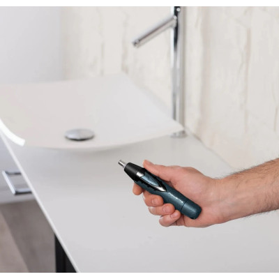 Тример Rowenta Vision, для носа та вух, ААx1, сталь, синій