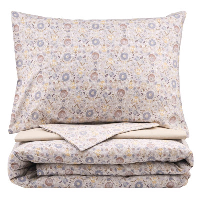 КПБ 1,5сп ARDESTO Gloria, підковдра 160х220см, простирадло 160х220см, наволочки (2) 50х70см, 100% бавовна, сатин, польові квіти, бежевий КПБ 1,5сп ARDESTO Gloria, підковдра 160х220см, простирадло 160х220см, наволочки (2) 50х70см, 100% бавовна, сатин, польові квіти, бежевий