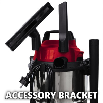 Пылесос профессиональный Einhell TC-VC 1815 S, 1250Вт, 180мБар, 15л, 4.6кг (2342390)