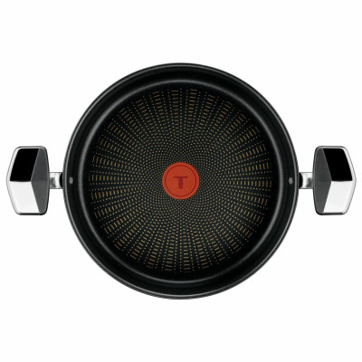 Сотейник Tefal Excellence+, з кришкою, 26см, нержавіюча сталь, скло, бакеліт, чорний Сотейник Tefal Excellence+, з кришкою, 26см, нержавіюча сталь, скло, бакеліт, чорний