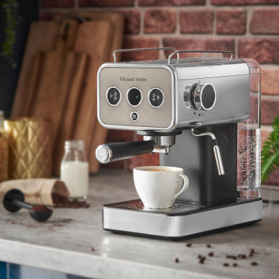 Russell Hobbs Кофеварка рожковая 26452-56 Distinctions, металл