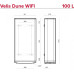 Водонагрівач електричний Ariston VELIS DUNE WIFI 100 EU плаский, слім, 100л, 2*1,5 кВт, емал. нагр. ел, ун. монтаж, ел. кер-ня, B, Італія, білий