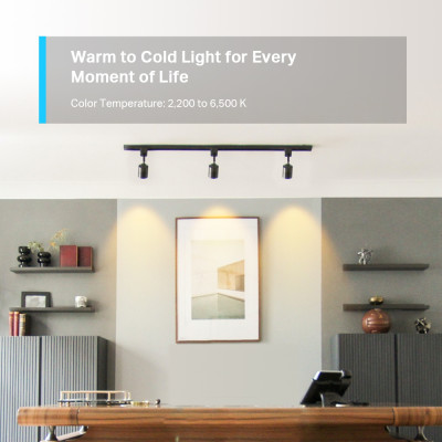 Розумна багатокольорова Wi-Fi лампа TP-LINK Tapo L630 N300 GU10 Розумна багатокольорова Wi-Fi лампа TP-LINK Tapo L630 N300 GU10