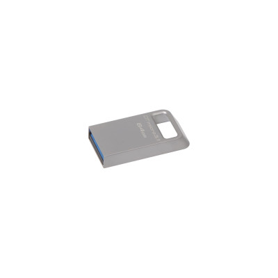 Kingston Накопичувач 64GB USB 3.2 Gen1 DT Micro R200MB/s Metal Kingston Накопичувач 64GB USB 3.2 Gen1 DT Micro R200MB/s Metal