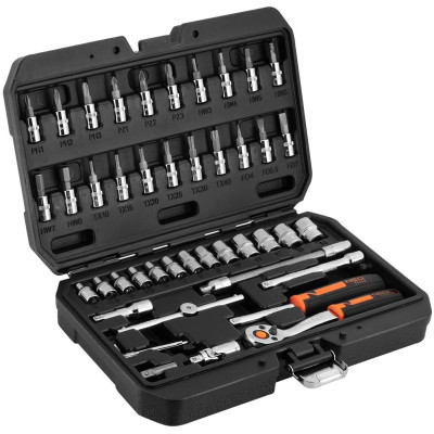 Набір інструментів Neo Tools, набір торцевих головок, 1/4