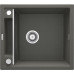 Мийка кухонна Deante Magnetic, граніт, квадрат, без крила, 560х500х219мм, чаша - 1, врізна, антрацит
