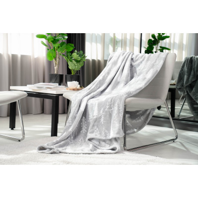 Плед ARDESTO Flannel, 160х200см, 100% поліестер, ялинки