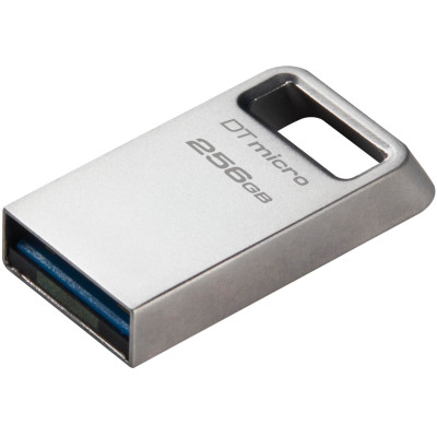 Kingston Накопичувач 256GB USB 3.2 Gen1 DT Micro R200MB/s Metal Kingston Накопичувач 256GB USB 3.2 Gen1 DT Micro R200MB/s Metal