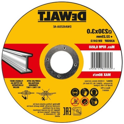 Диск відрізний DeWalt HIGH PERFORMANCE по металу 230х3х22.23мм Диск відрізний DeWalt HIGH PERFORMANCE по металу 230х3х22.23мм