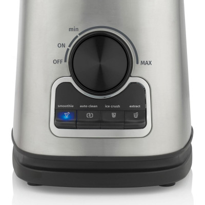 Блендер Gorenje стаціонарний 1400Вт, чаша-1750мл, додаткові ємкості, кавомолка, кришення льоду, приготування супу, імпульсний режим, метал