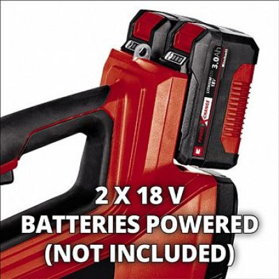 Воздуходув аккумуляторный Einhell GE-LB 36/210 Li E-Solo 36В(18+18) PXC 150км/ч 816 куб/ч бесщеточный 2.38кг без АКБ и ЗУ (3433620)