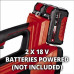Воздуходув аккумуляторный Einhell GE-LB 36/210 Li E-Solo 36В(18+18) PXC 150км/ч 816 куб/ч бесщеточный 2.38кг без АКБ и ЗУ (3433620)