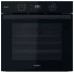 Духова шафа Whirlpool електрична, 71л, A+, дисплей, конвекція, телескопічні напрямні, пара, чорний