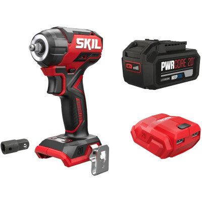 Гайковерт ударний SKIL 3265 CA Compact безщітковий 20В 1х5А·год до 2850об/хв 250Нм 0.9кг Гайковерт ударний SKIL 3265 CA Compact безщітковий 20В 1х5А·год до 2850об/хв 250Нм 0.9кг