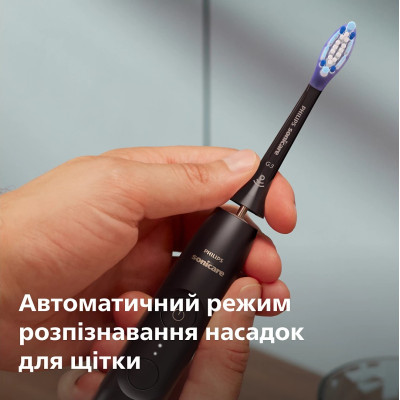 Щітка зубна електр. Philips, Sonicare 7100 Series, 62т. колив/хв, насадок-1, футляр, чорний
