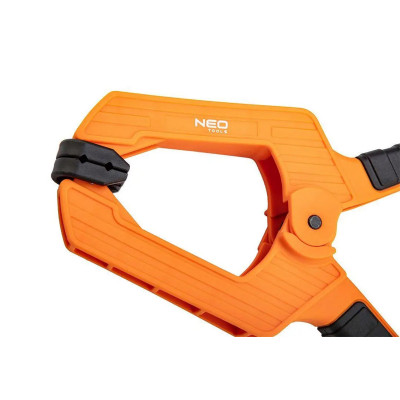 Neo Tools Струбцина, затискач пружинний, пластик, 100мм Neo Tools Струбцина, затискач пружинний, пластик, 100мм
