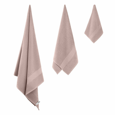 Рушник махровий ARDESTO Essence 70х140см, 100% бавовна, бежевий