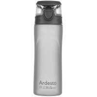 ARDESTO Пляшка для води 600 мл, сіра, пластик ARDESTO Пляшка для води 600 мл, сіра, пластик