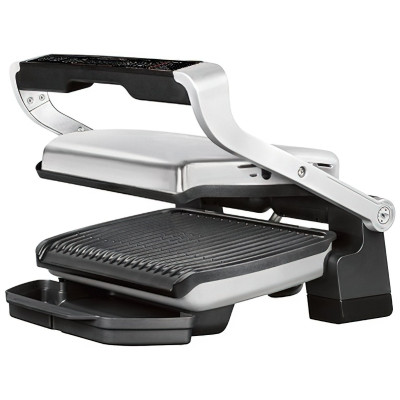 Гриль Tefal прижимной OptiGrill+ Initial 2000Вт, темп. режимов-5, съемные пластины, металл
