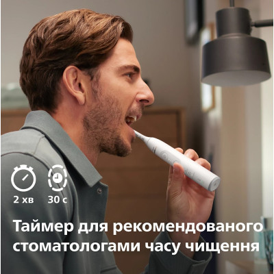 Щітка зубна електр. Philips, Sonicare 7100 Series, 62т. колив/хв, насадок-1, футляр, білий
