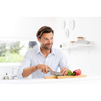 Весы Beurer кухонные, 15кг, смысл. управление, АААx4 в комплекте, стекло, нержавеющая сталь