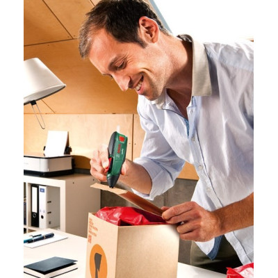 Пістолет клейовий акумуляторний Bosch GluePen 3.6В 1.5А·год стрижні 7мм подача 2г/хв 170° 0.14кг