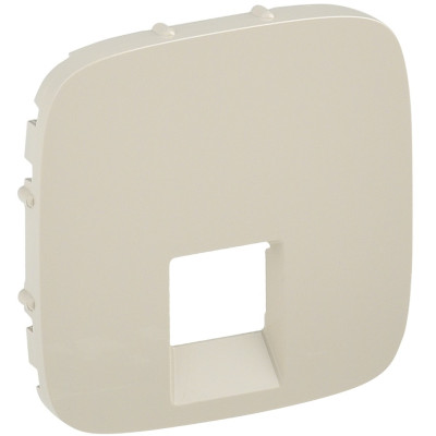Лицьова панель подвійної розетки RJ11/RJ45 Legrand Valena ALLURE, IN*MATIC, слонова кістка