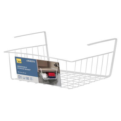 Полиця підвісна ARDESTO 30х24х10см, метал, білий Полиця підвісна ARDESTO 30х24х10см, метал, білий