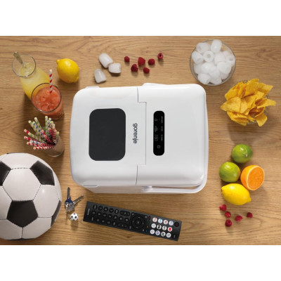 Льодогенератор побутовий Gorenje, 12кг/добу, 1 л, дисплей, білий Льодогенератор побутовий Gorenje, 12кг/добу, 1 л, дисплей, білий