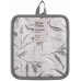 Прихватка ARDESTO Grey leaves 18х20см, 100% поліестер, cірий