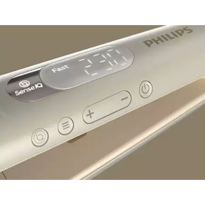 Випрямляч Philips SenseIQ Series 8000, 1800Вт, темп.режимів-14, 120-230С, іонізація, кераміка, золотий