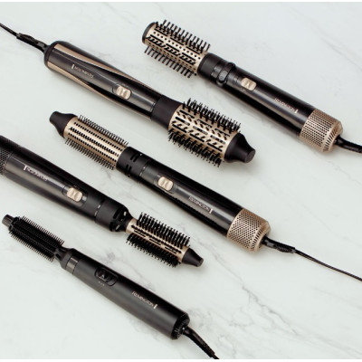 Фен-щітка Remington Blow Dry & Style Caring, 800Вт, 2 режими, іонізація, хол. обдув, кераміка, чорний