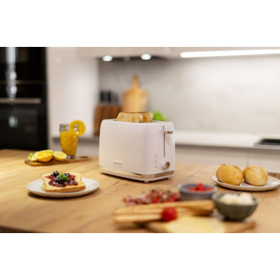 Тостер Gorenje, 850Вт, пластик/метал, білий