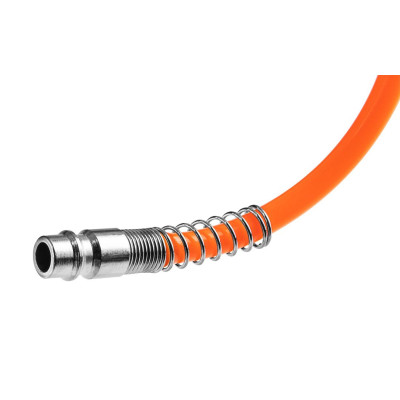 Neo Tools Шланг пневматичний спіральний, 5x8мм, 8бар, поліетилен, 10м Neo Tools Шланг пневматичний спіральний, 5x8мм, 8бар, поліетилен, 10м