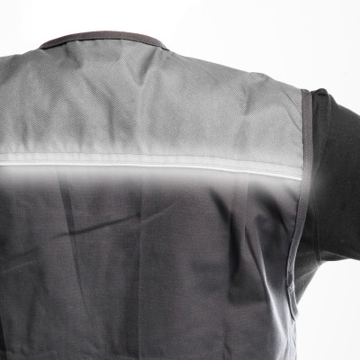 Жилет робочий Neo Tools HD, посилення тканиною Oxford, потрійний шов, S(48), сірий Жилет робочий Neo Tools HD, посилення тканиною Oxford, потрійний шов, S(48), сірий