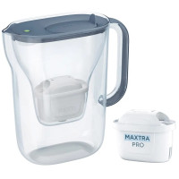 Фільтр-глечик Brita Style Essential MXPro 2.4л (1.4л очищеної води) з картриджем сіро-блакитний