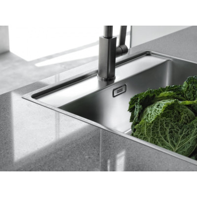 Кухонна мийка Franke Maris MRX 210-40 TL/127.0598.748/нержав.сталь полірована/510х430х180/врівень зі стільницею SlimTop