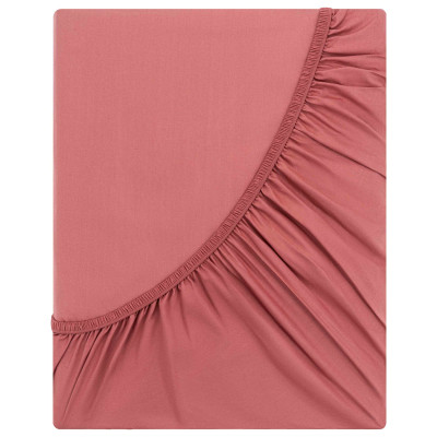 Простирадло на резинці ARDESTO Mix&Match, 160х200+30см, 100% бавовна, сатин, коричневий світлий