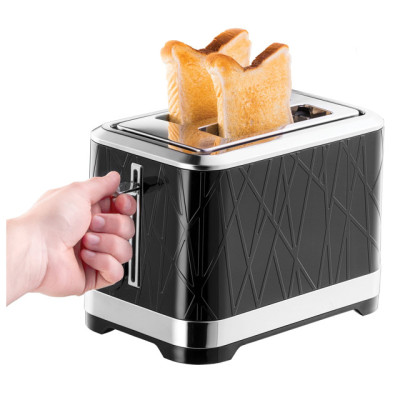 Тостер Russell Hobbs Structure, 1050Вт, пластик, чорний
