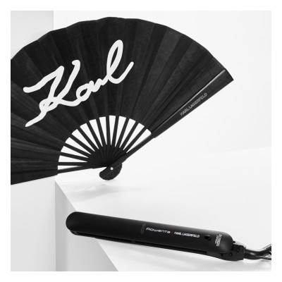 Випрямляч Rowenta x Karl Lagerfeld Easyliss, >240Вт, >200С, кераміка, турмалін , чорний Випрямляч Rowenta x Karl Lagerfeld Easyliss, >240Вт, >200С, кераміка, турмалін , чорний