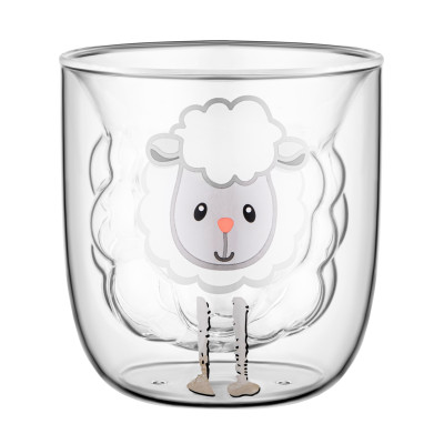 ARDESTO Набір чашок з подвійними стінками 300мл, 2шт, боросилікатне скло, прозорий ARDESTO Набір чашок з подвійними стінками 300мл, 2шт, боросилікатне скло, прозорий