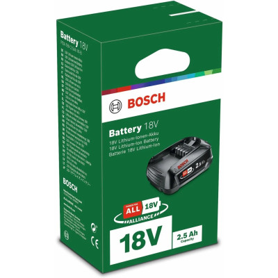 Акумулятор Bosch PBA 18В 2.5А·год 0.3кг